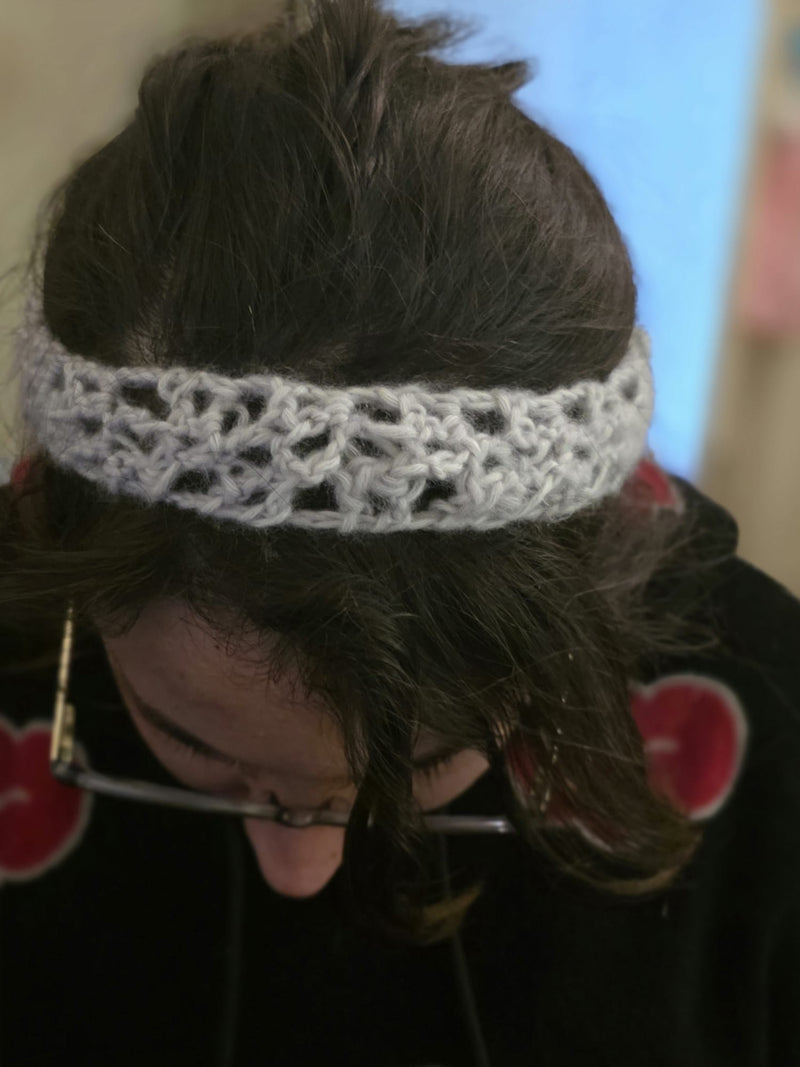 Crochet Mesh Headband — Handmade With Love